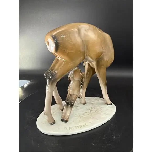 Rosenthal R Rempel Kunstabteilung Sleb Deer Figurine Germany